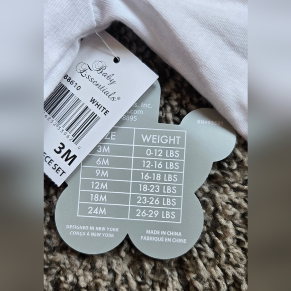 *3/$20 Flared Pant Headband Valentine's Day Love Heart Red White NWT 3 Piece 3m - Picture 2 of 4